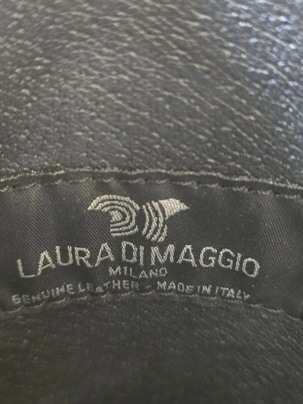 Italian Calf Hair and Leather Clutch Convertible Black Bag